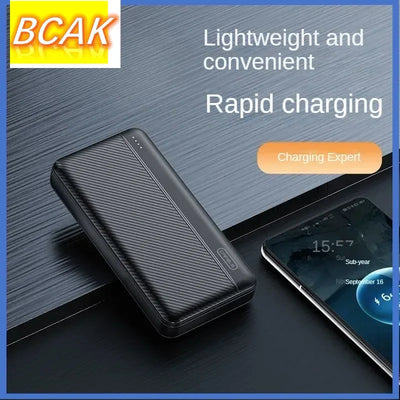 BCAK outdoor Large Capacity Power Bank 200000mAh 20000mah Fast Charging Portable for Android Mobile Phone Universal