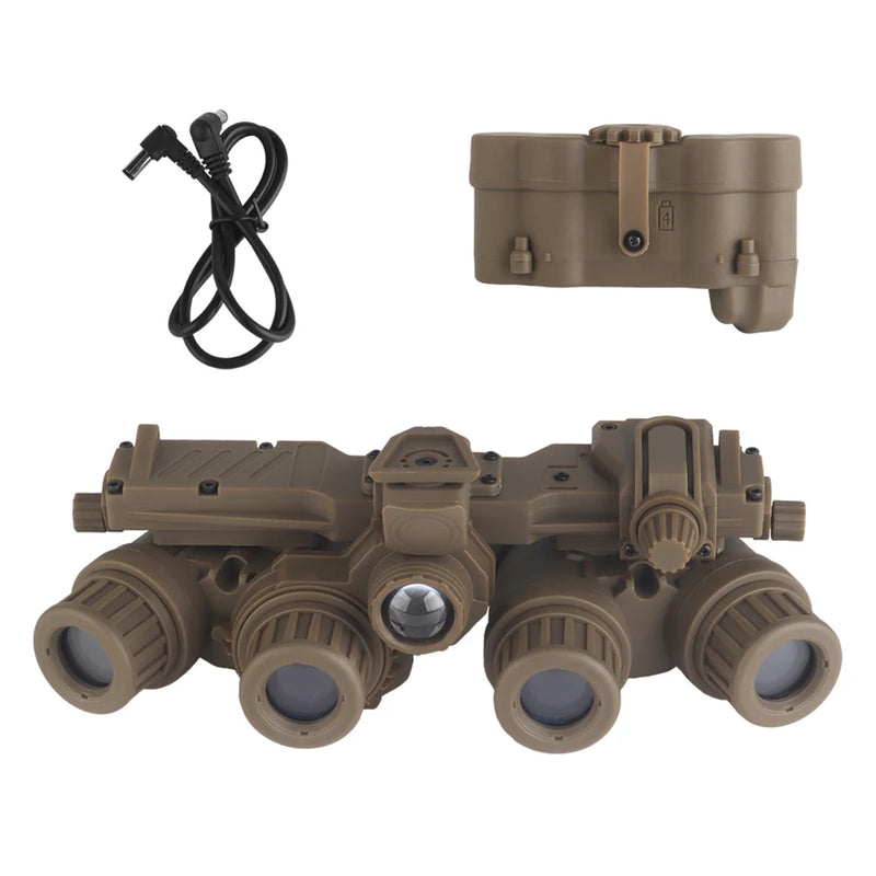 GPNVG 18 Night Vision Goggle No Function Helmet Binocular Model Four-Eye Night Vision Device Model for Fans Collection