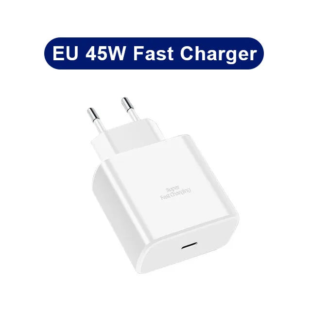 45W USB C Charger Original Charger PD Fast Charge For Samsung Galaxy S22 S23 A54 Ultra Xiaomi 13 11 Mobile Phone Charger Adaptor