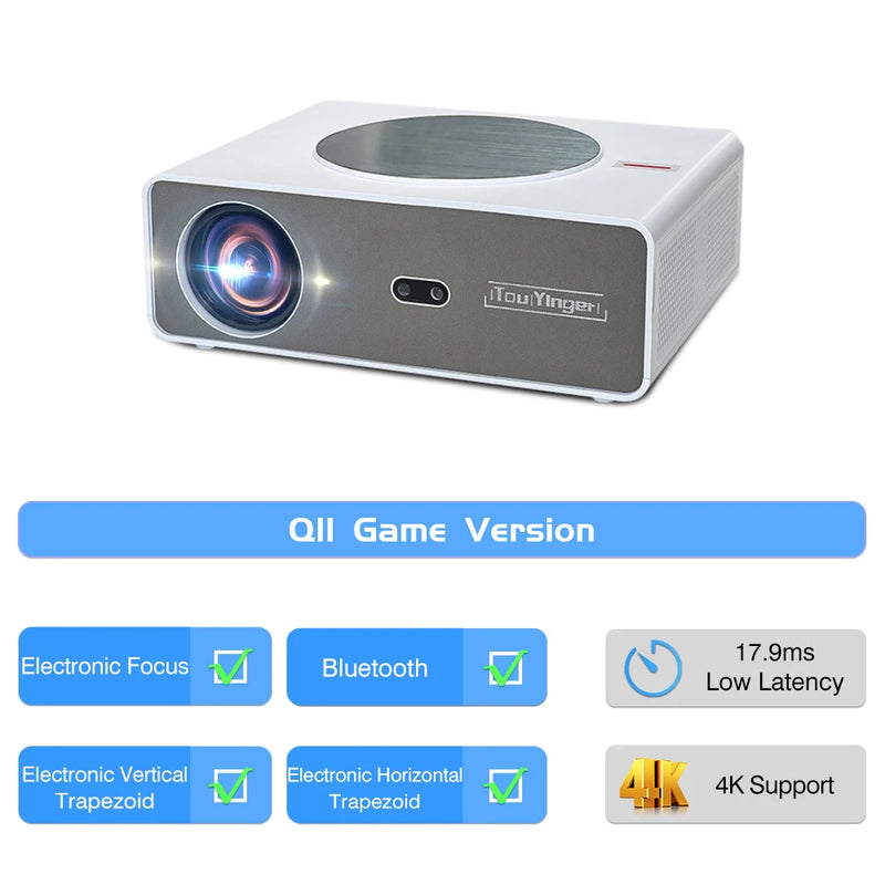 Everycom Touyinger Q11 projector 4K 8K led home theater electronics video game devices 5G Projectors full HD movie projector