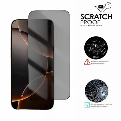 5PCS Privacy Tempered Glass For iPhone 16 Pro Max 16Plus 16Pro Anti Scratch Screen Protector For iPhone 16/15/14/13/12 Anti-peep