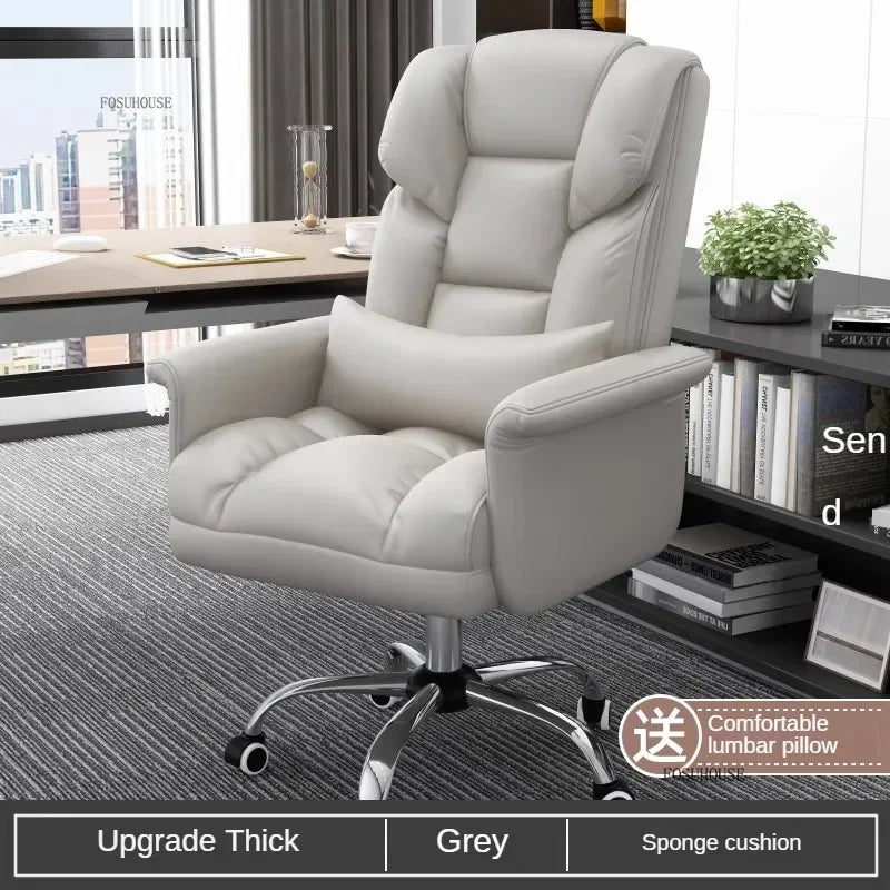 Comfortable Long-term Sitting Office Chairs Reclining Sofa Seat Office Boss Chair Home Dormitory Gaming Chair Office Furniture B