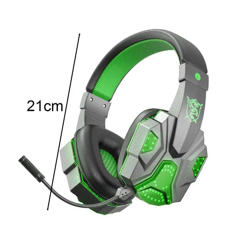 Game Headphone Music Enjoyment Headphones High-quality Gaming Headset with Noise Cancelling Mic Led Light Surround for Immersive