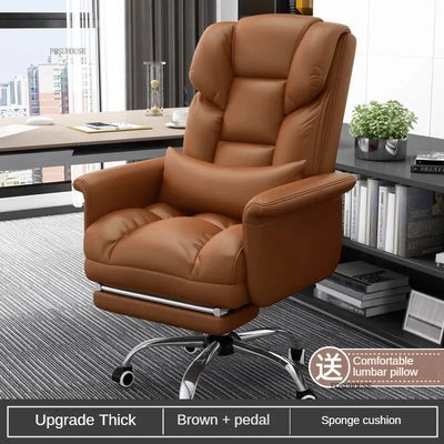 Comfortable Long-term Sitting Office Chairs Reclining Sofa Seat Office Boss Chair Home Dormitory Gaming Chair Office Furniture B