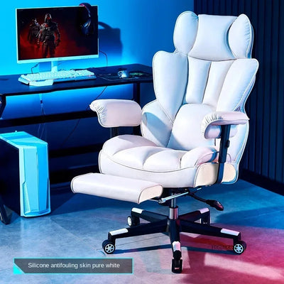 Luxury Comfortable Office Chairs Large Load-bearing Gaming Chairs Home Backrest Computer Chair Long-term Sitting Office Chair P