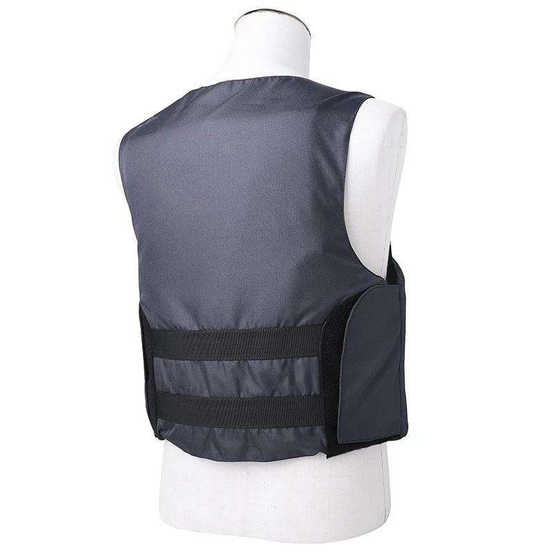 Genuine V-Neck Bulletproof Vest Self-defense NIJ IIIA PE Aramid Concealed Hidden Inside Wear Soft Anti-Bullet No Penetration